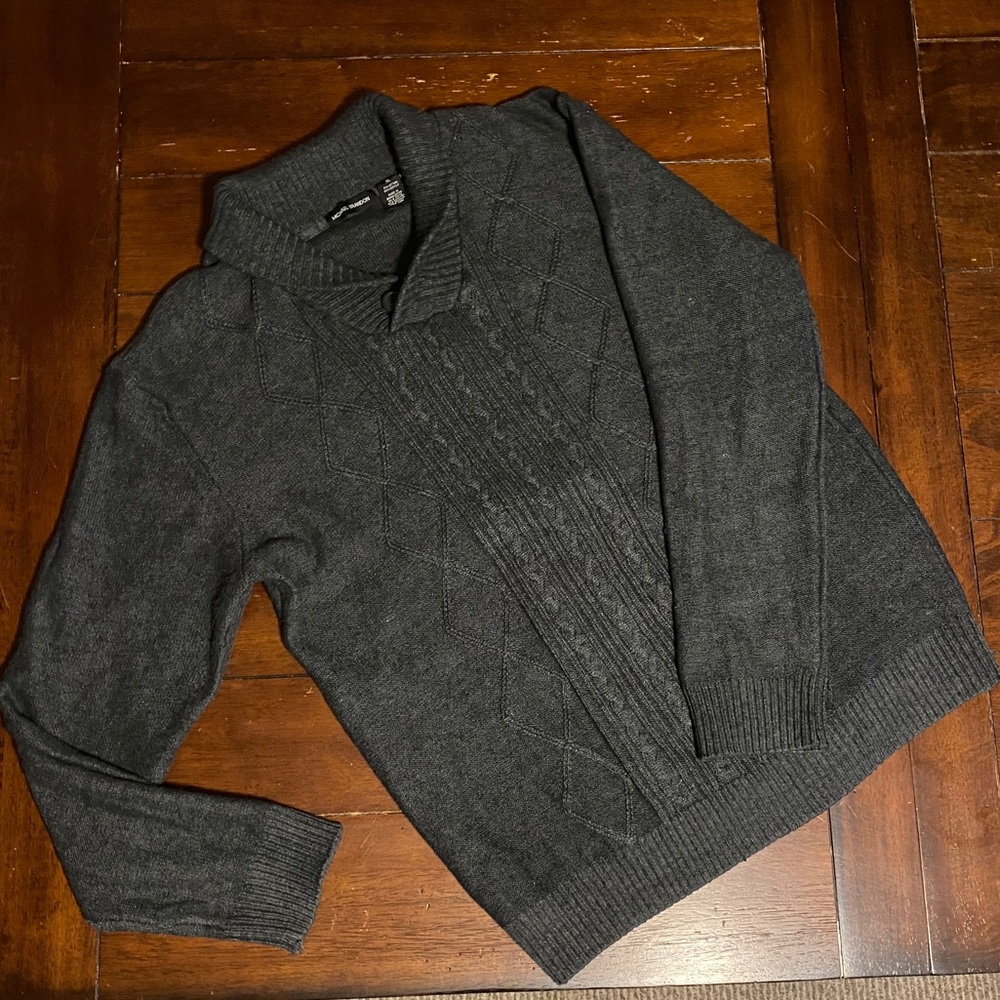 Michael Brandon Men’s XL Super Cozy Sweater Grey